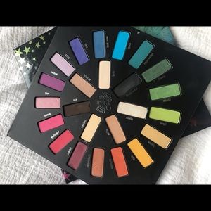 Kat von d mi vida loca palette lightly swatched